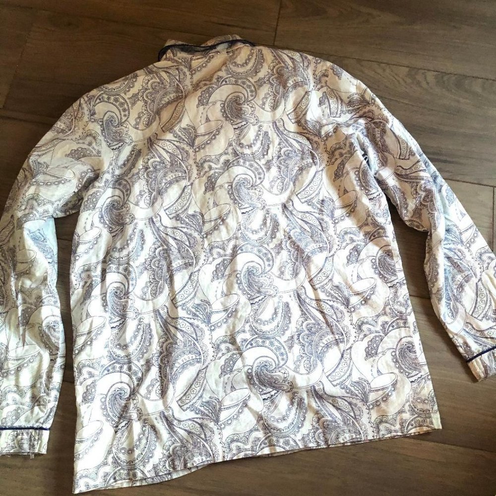 Nordstrom Blue Paisley Pajama Set - Picture 3 of 5